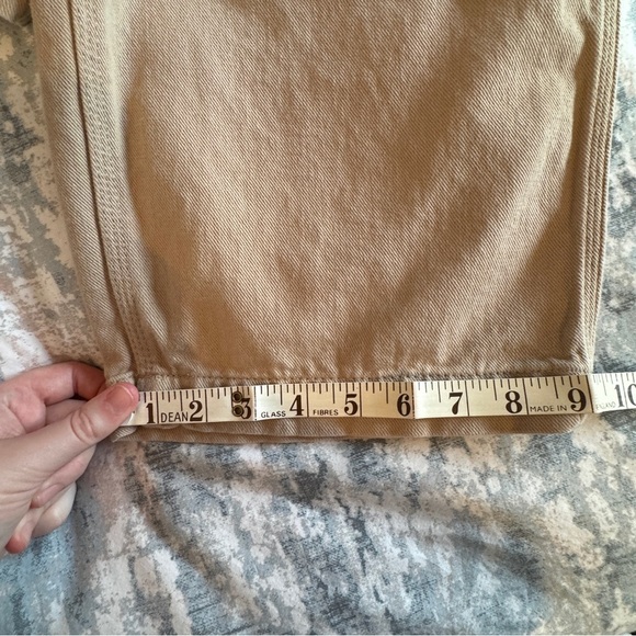 Aritzia TNA Corbett Cargo Pant Size 12 Tan Loose Baggy Wide Leg 90s Y2K Utility - Picture 16 of 16